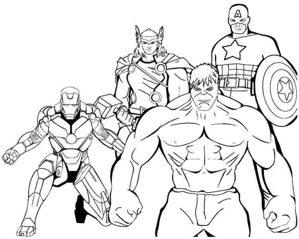 Super Hero Coloring Page Cartoon Superhero Coloring Pages 14 C Printable Free With Printabl
