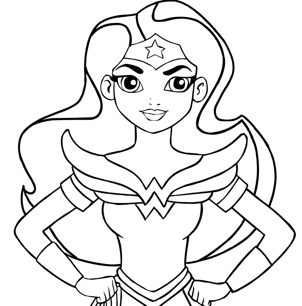 Super Hero Coloring Page Coloring Pages Coloring Pages Superhero Best For Kids Free