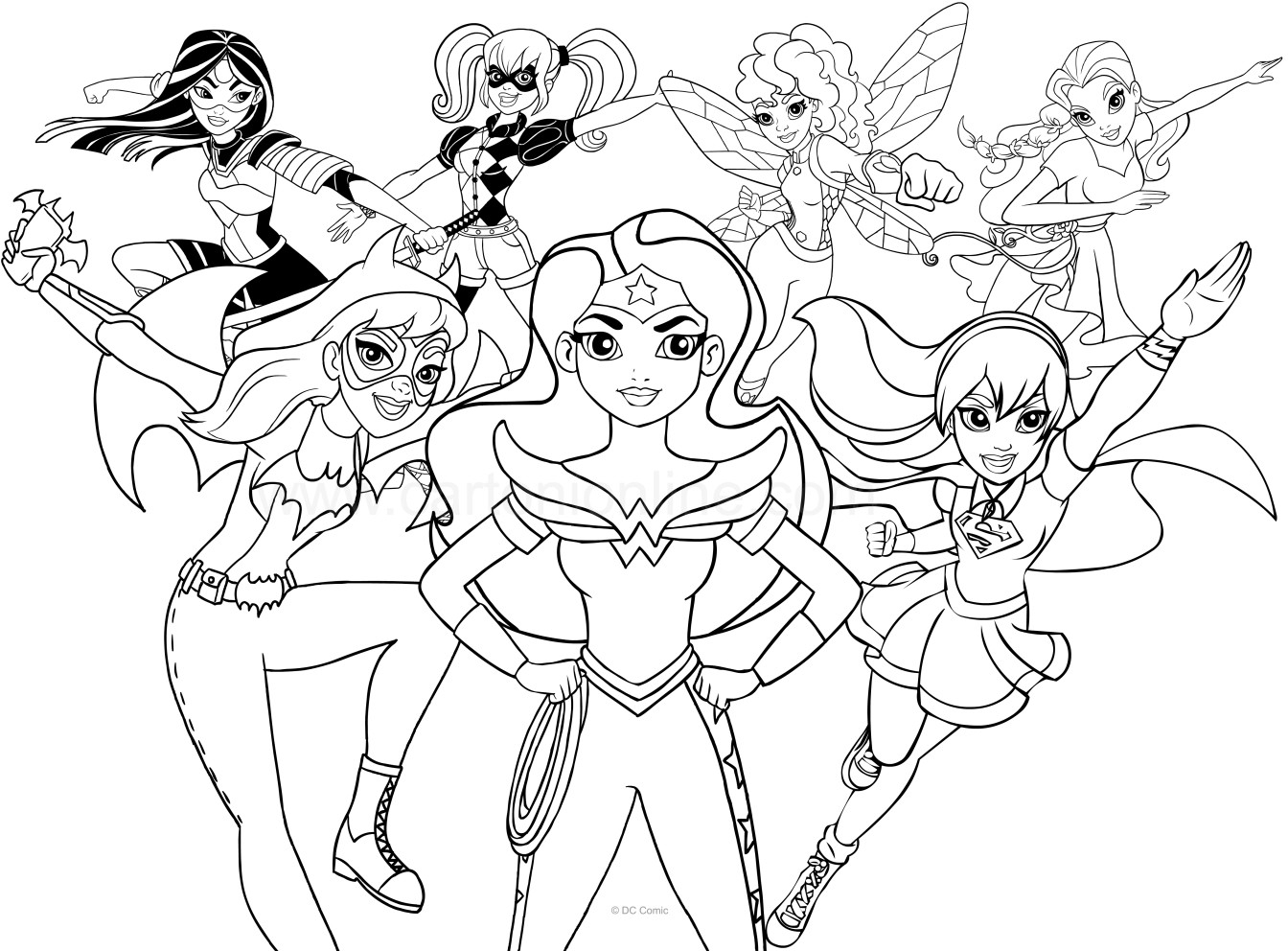 Super Hero Coloring Page Superhero Coloring Pages Printable Coloring Page For Kids
