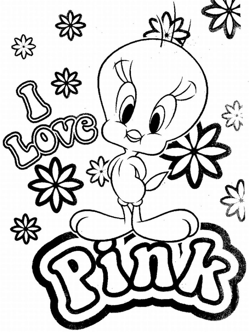 Taz Cartoon Coloring Pages Eating Tweety Coloring Page Looney Tunes Pages Taz A Lot Of Cake