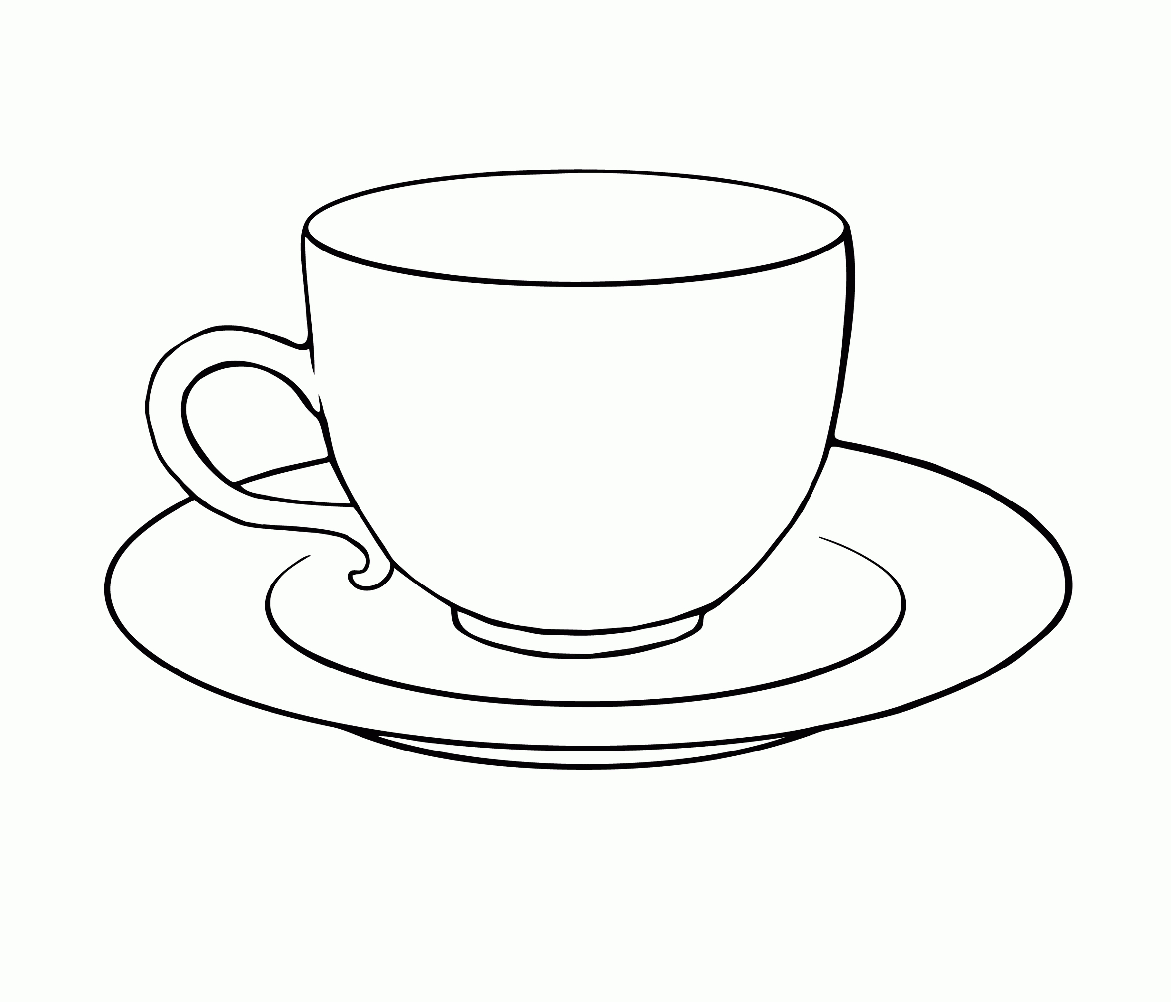 Teacup Coloring Pages To Print Teacup Coloring Page Coloring Home