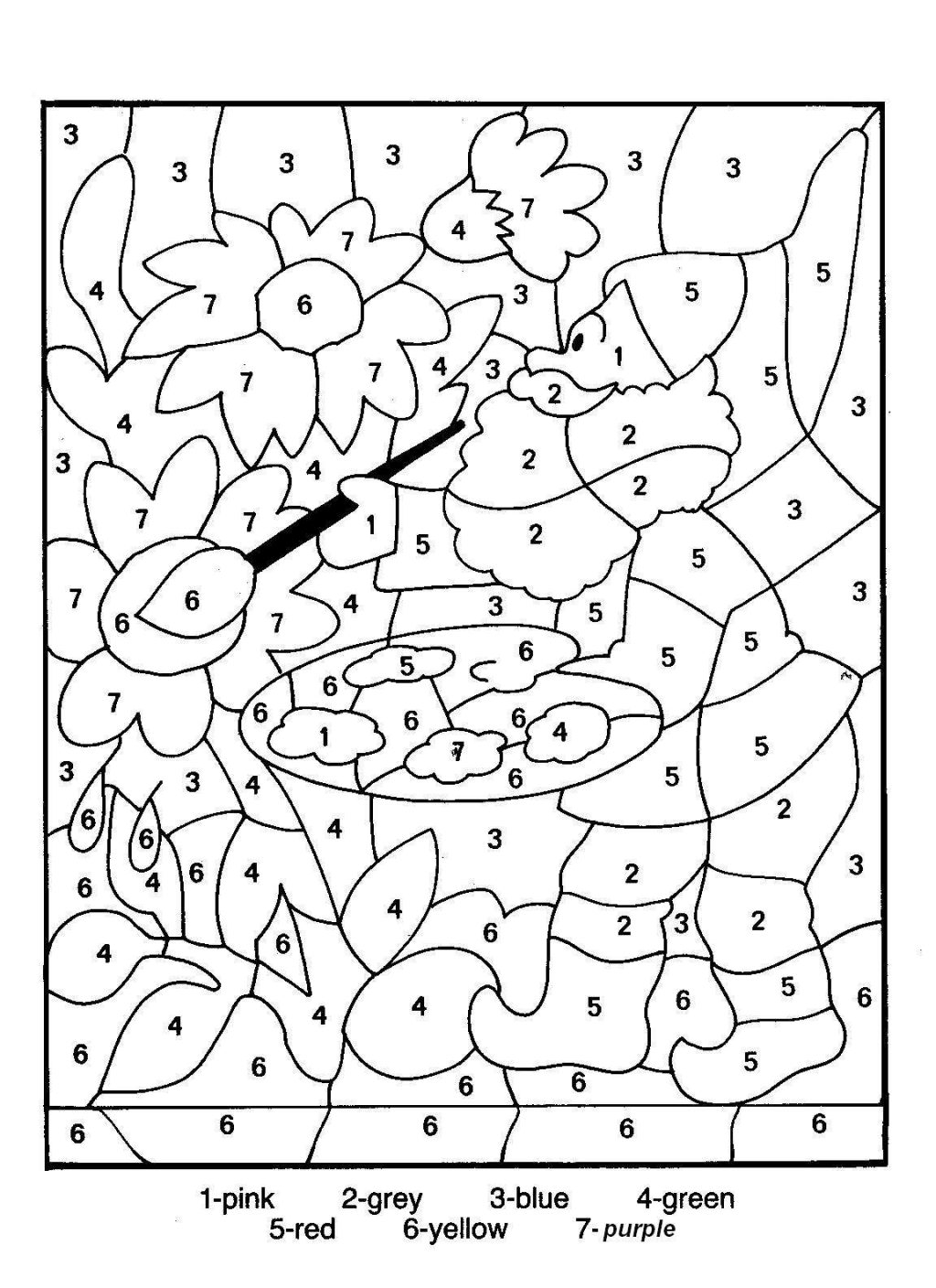 Thanksgiving Color By Number Pages Coloring Books Thanksgiving Color Number Printables Excelent