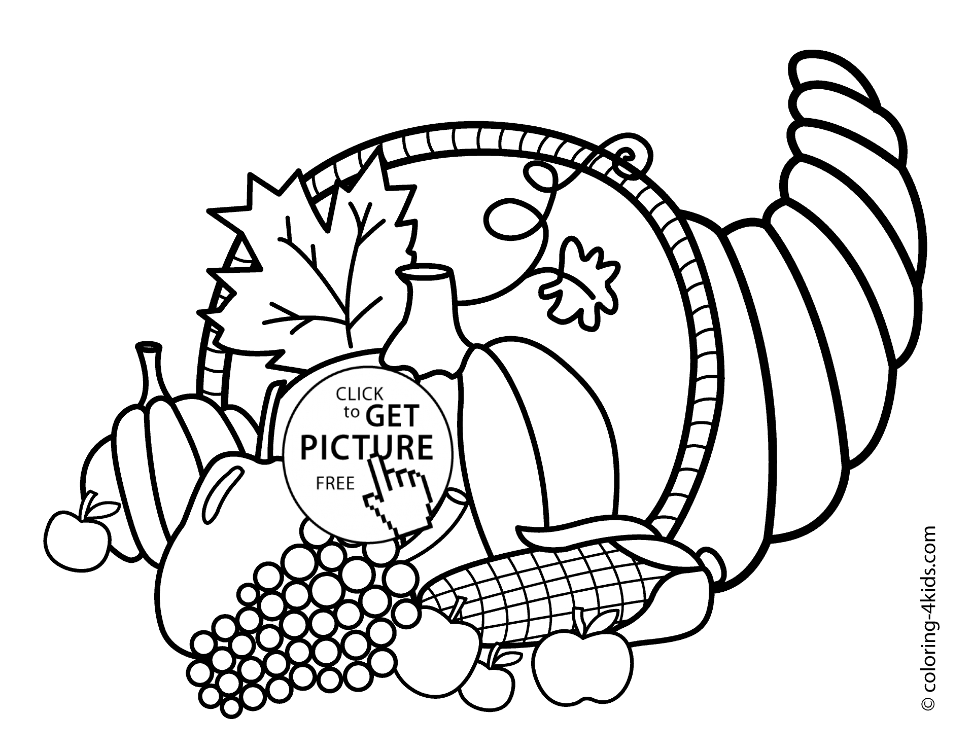 Thanksgiving Day Coloring Pages Free Thanksgiving Day Coloring Pages For Kids Vegetables Printable Free