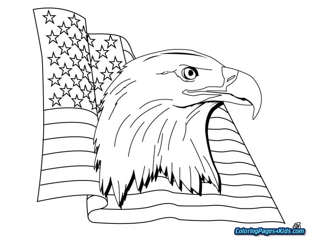 The American Flag Coloring Page Waving American Flag Coloring Page Free Printable Coloring Pages