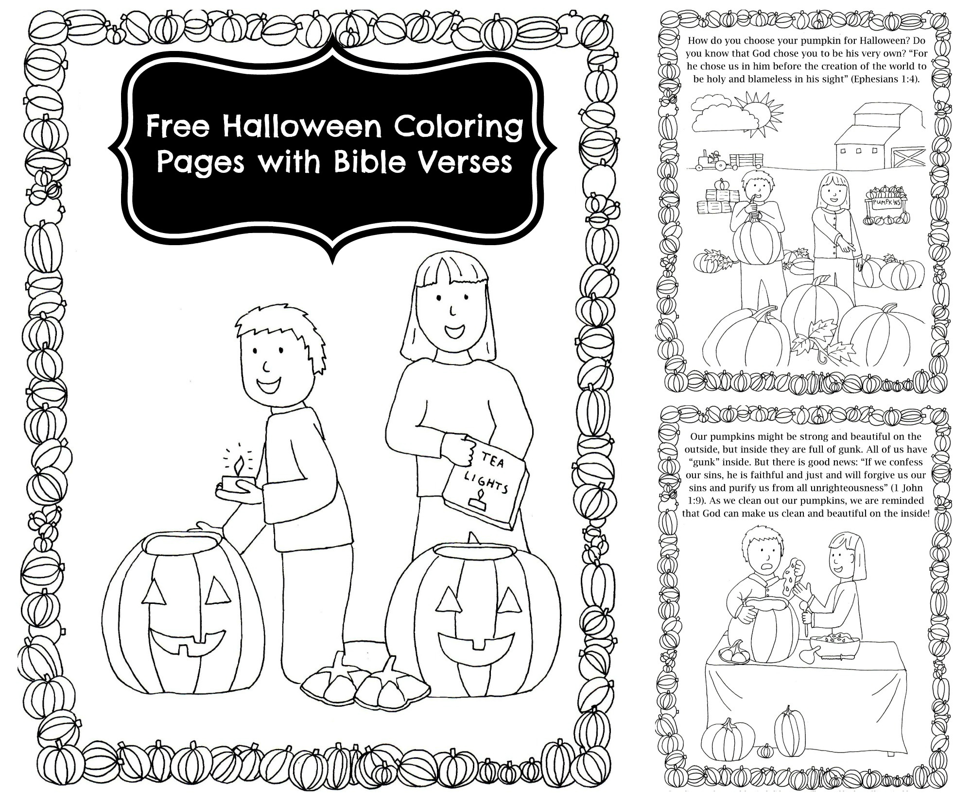 The Church Began Coloring Page Coloring Pages With Bible Verses For Halloween Celebrating Holidays
