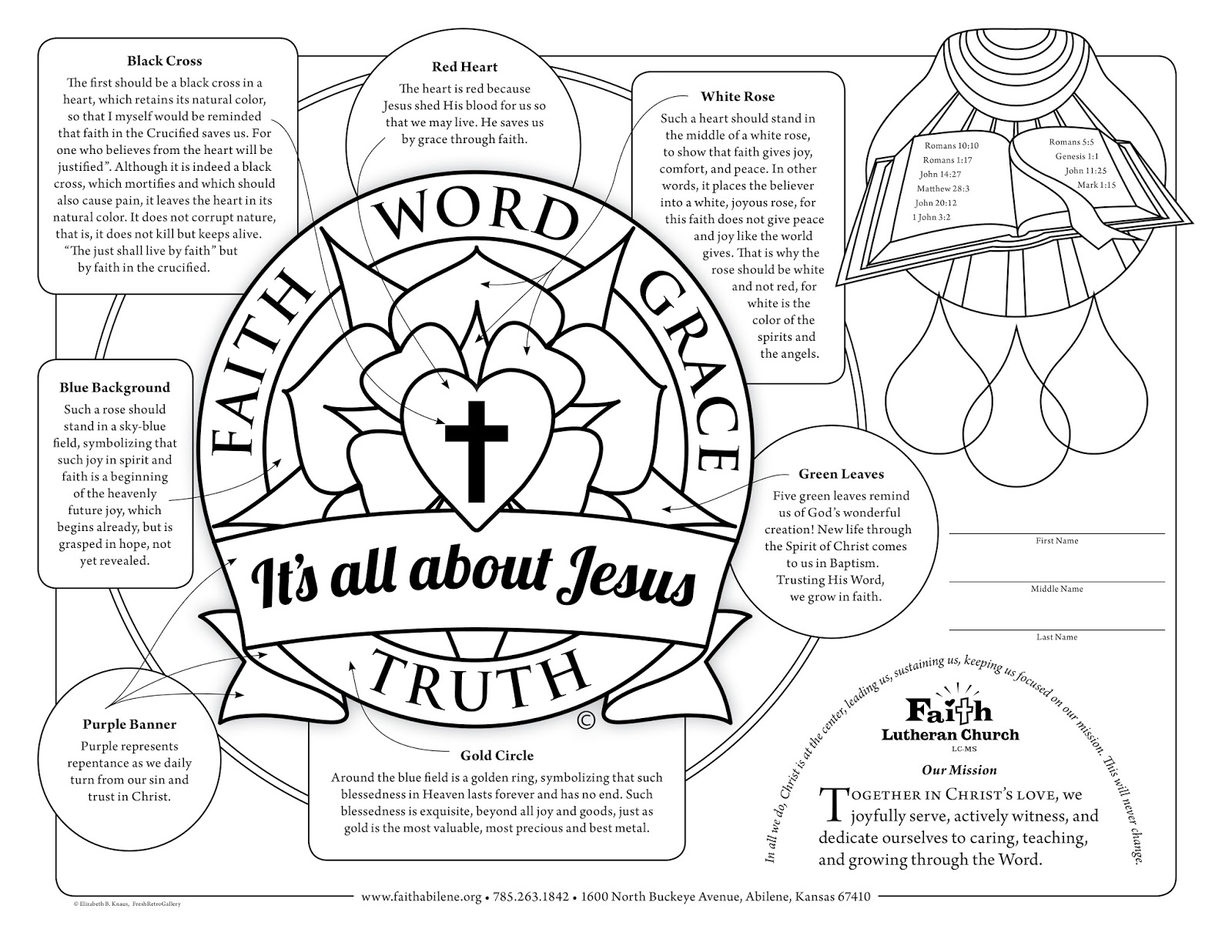 The Church Began Coloring Page Family Tree Free Coloring Sheet Printable Lutheran Christian Faith