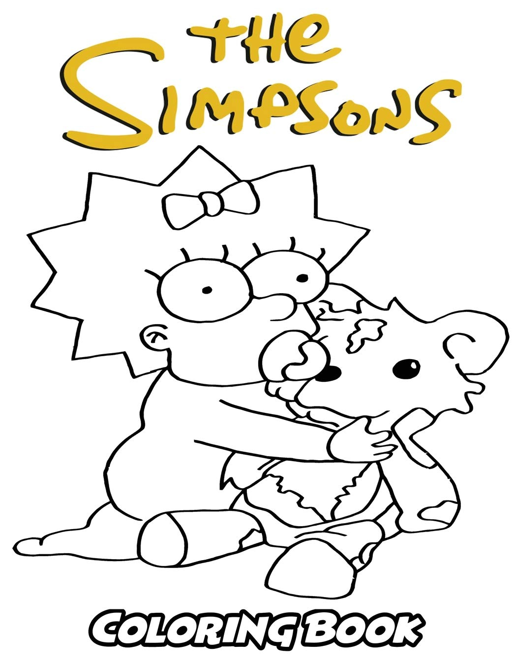 The Simpsons Coloring Pages Coloring Design Coloring Pages Amazon Com The Simpsons Book