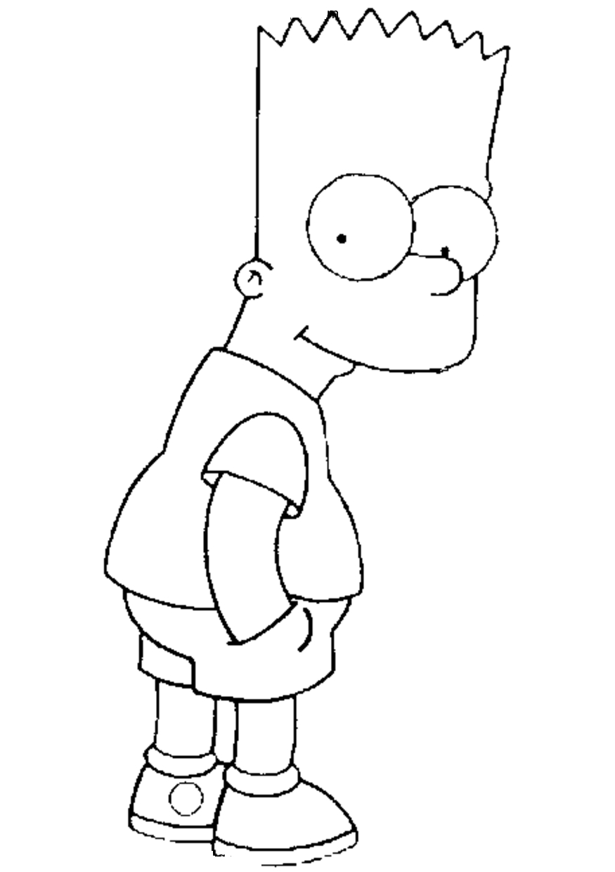 The Simpsons Coloring Pages Free Printable Simpsons Coloring Pages For Kids