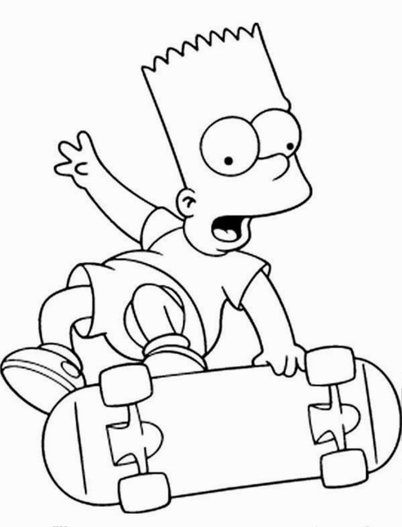 The Simpsons Coloring Pages Simpsons Coloring Pages Coloring Pages