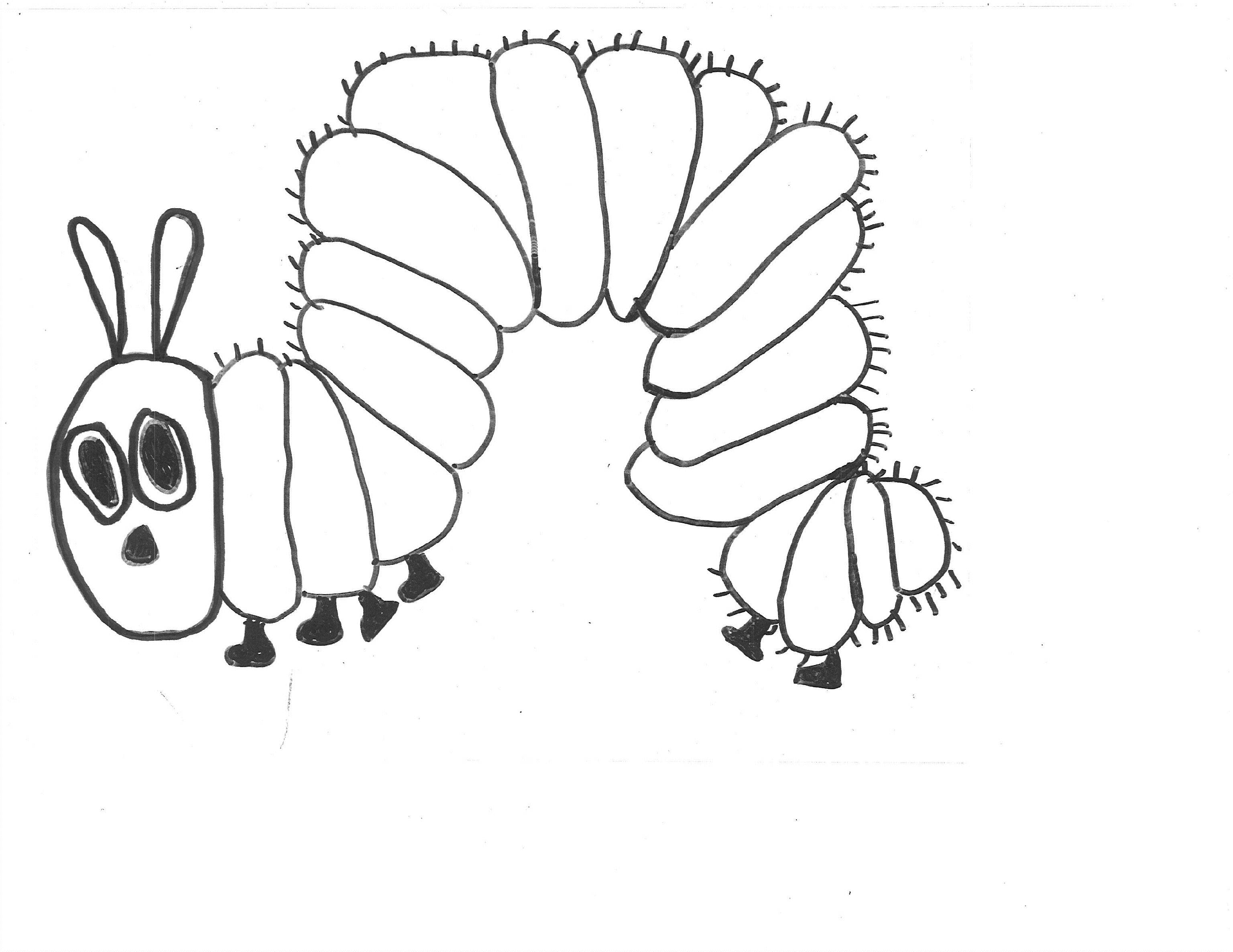 The Very Clumsy Click Beetle Coloring Pages The Very Hungry Caterpillar