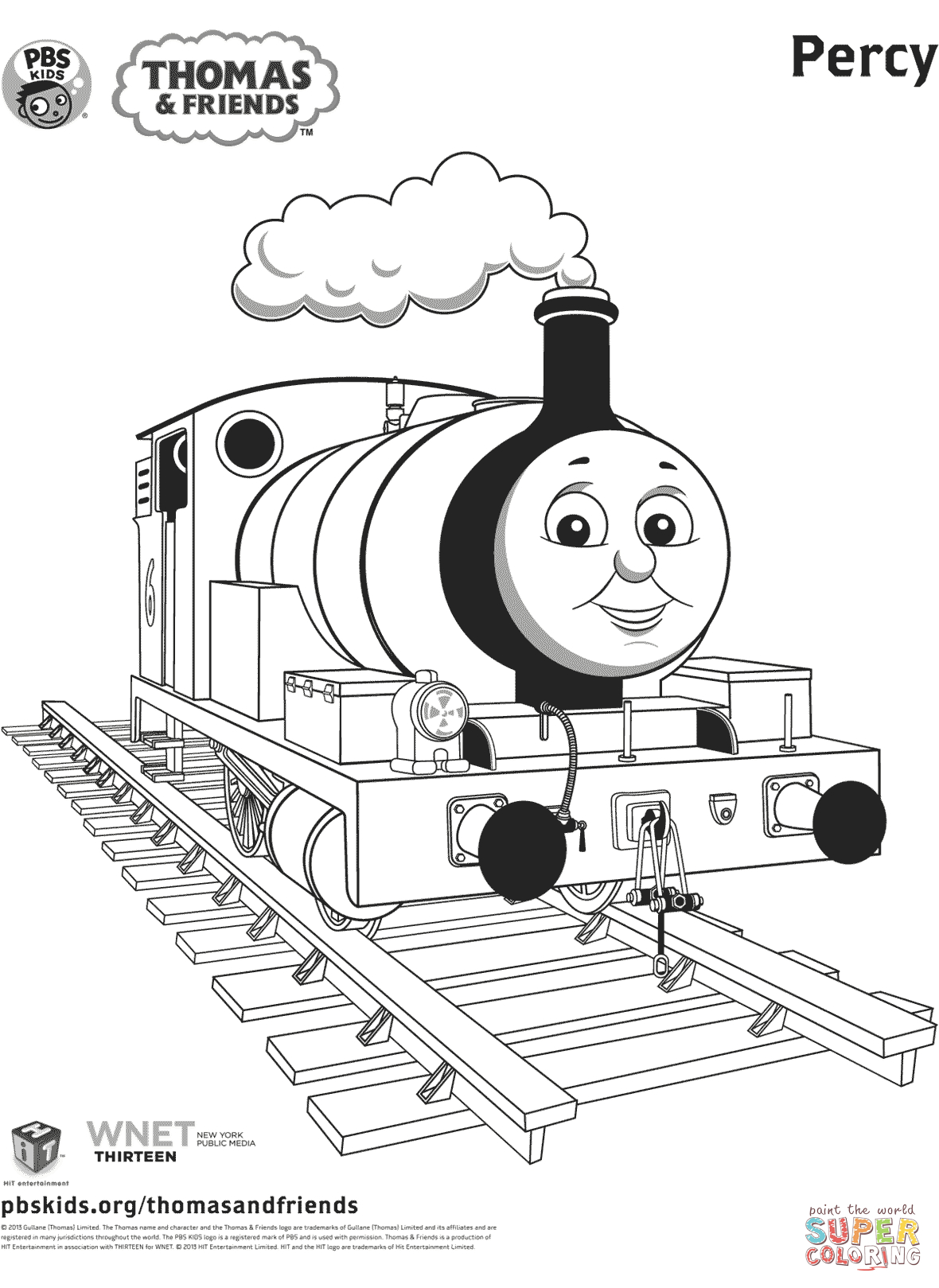 Thomas Coloring Pages Printable Percy From Thomas Friends Coloring Page Free Printable Coloring