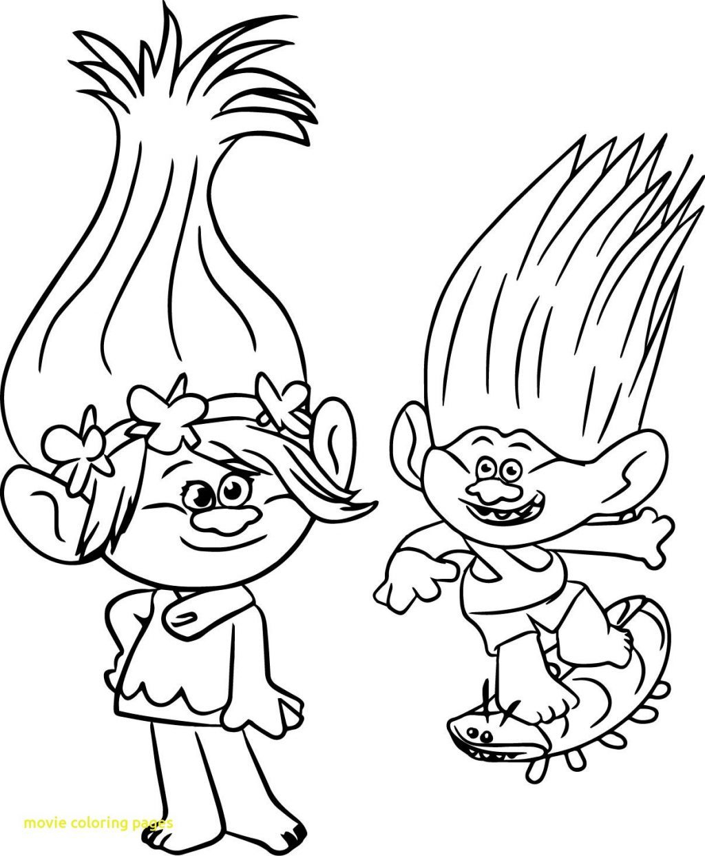 Trolls Movie Coloring Pages Coloring Pages Free Trolls Coloring Pages To Print 8x10 Template