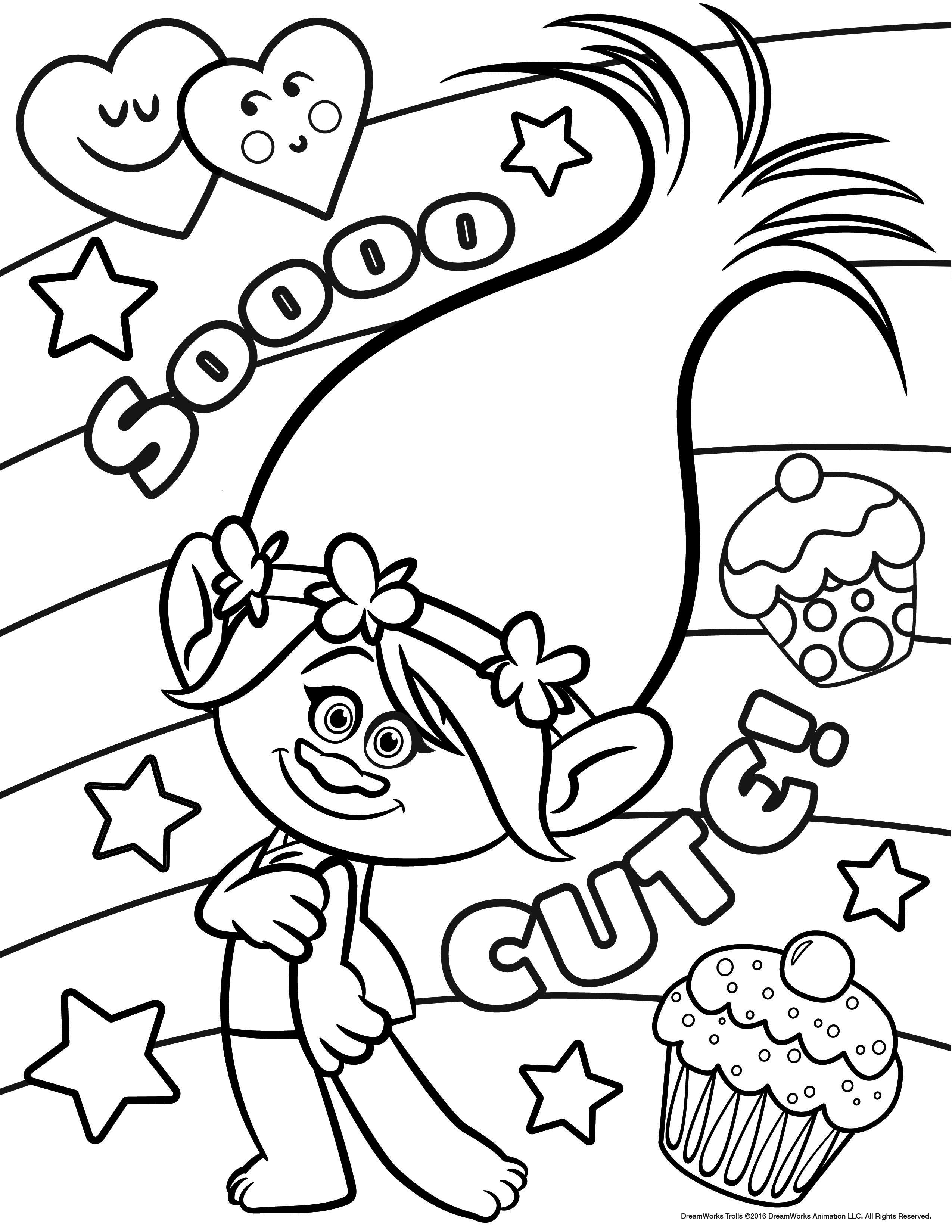 Trolls Movie Coloring Pages Coloring Pages Free Trolls Coloring Pages To Print 8x10