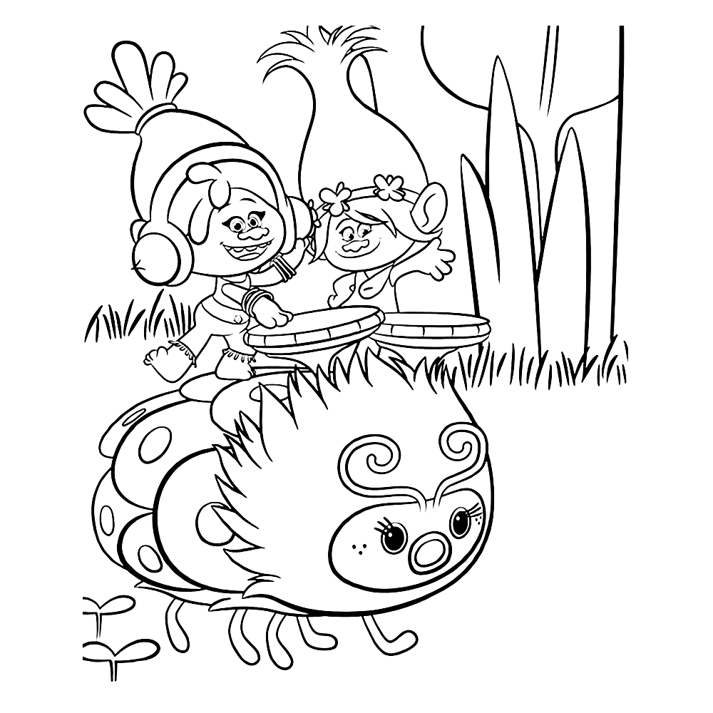 Trolls Movie Coloring Pages Top 15 Trolls Coloring Pages