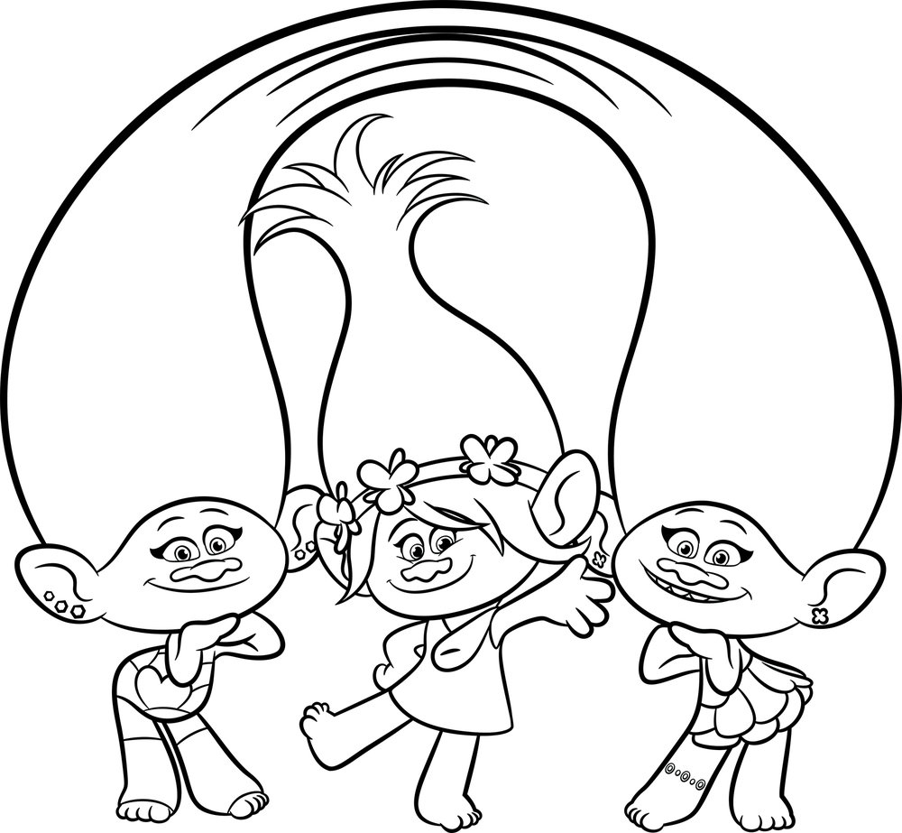 Trolls Movie Coloring Pages Trolls Free Coloring Pages At Getdrawings Free For Personal