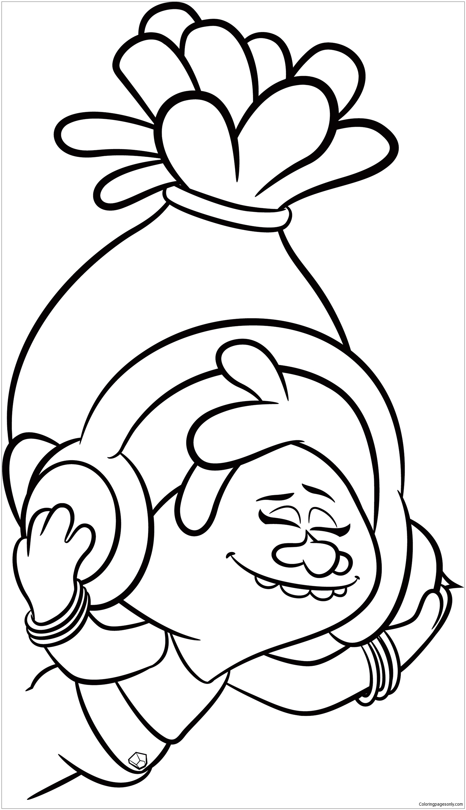Trolls Movie Coloring Pages Trolls Movie Coloring Page Free Coloring Pages Online