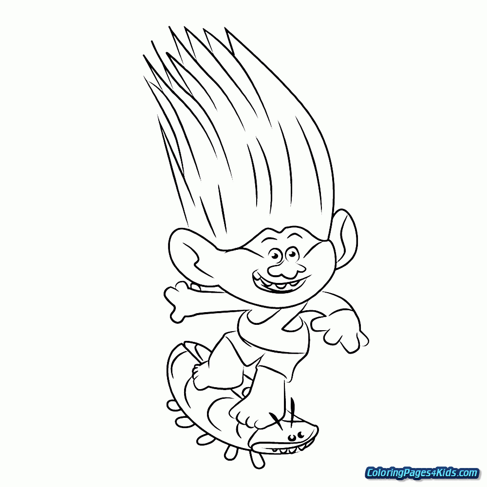 Trolls Movie Coloring Pages Trolls Movie Coloring Pages Free Printable Coloring Pages