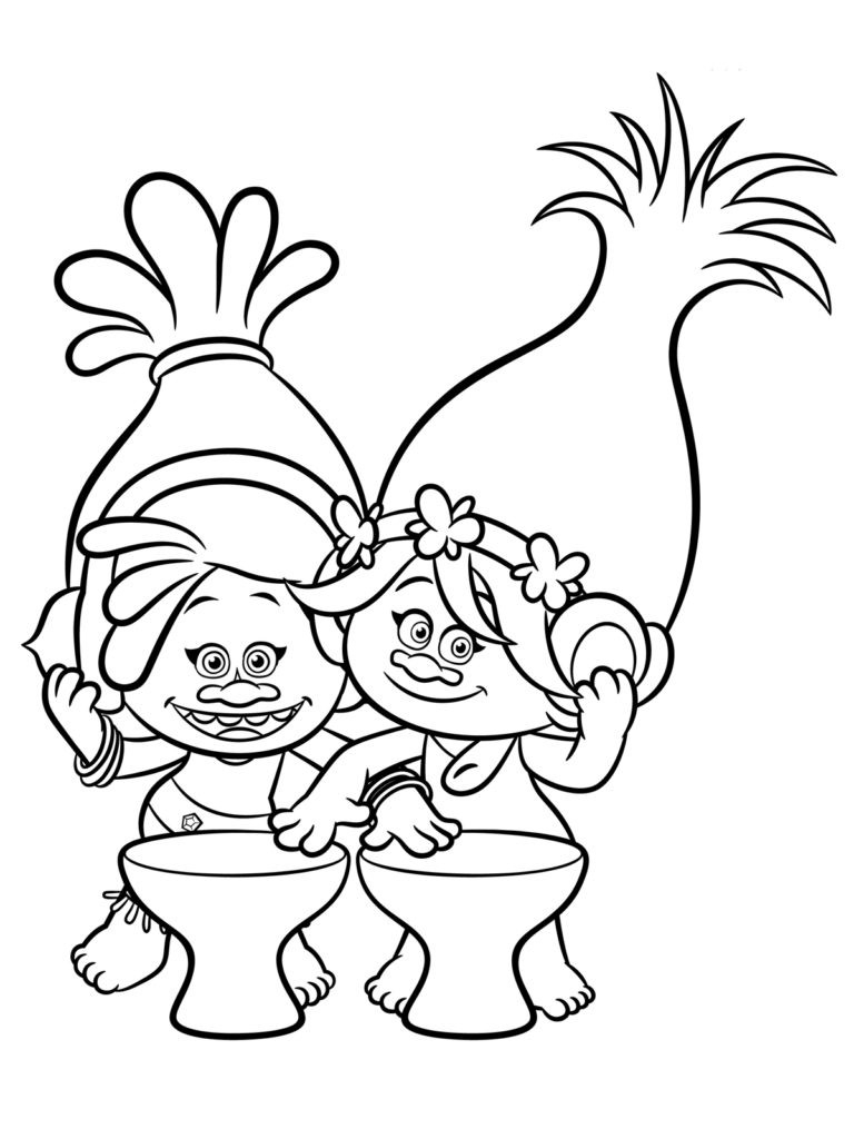 Trolls Movie Coloring Pages Trolls Movie Coloring Pages Only Coloring Pages