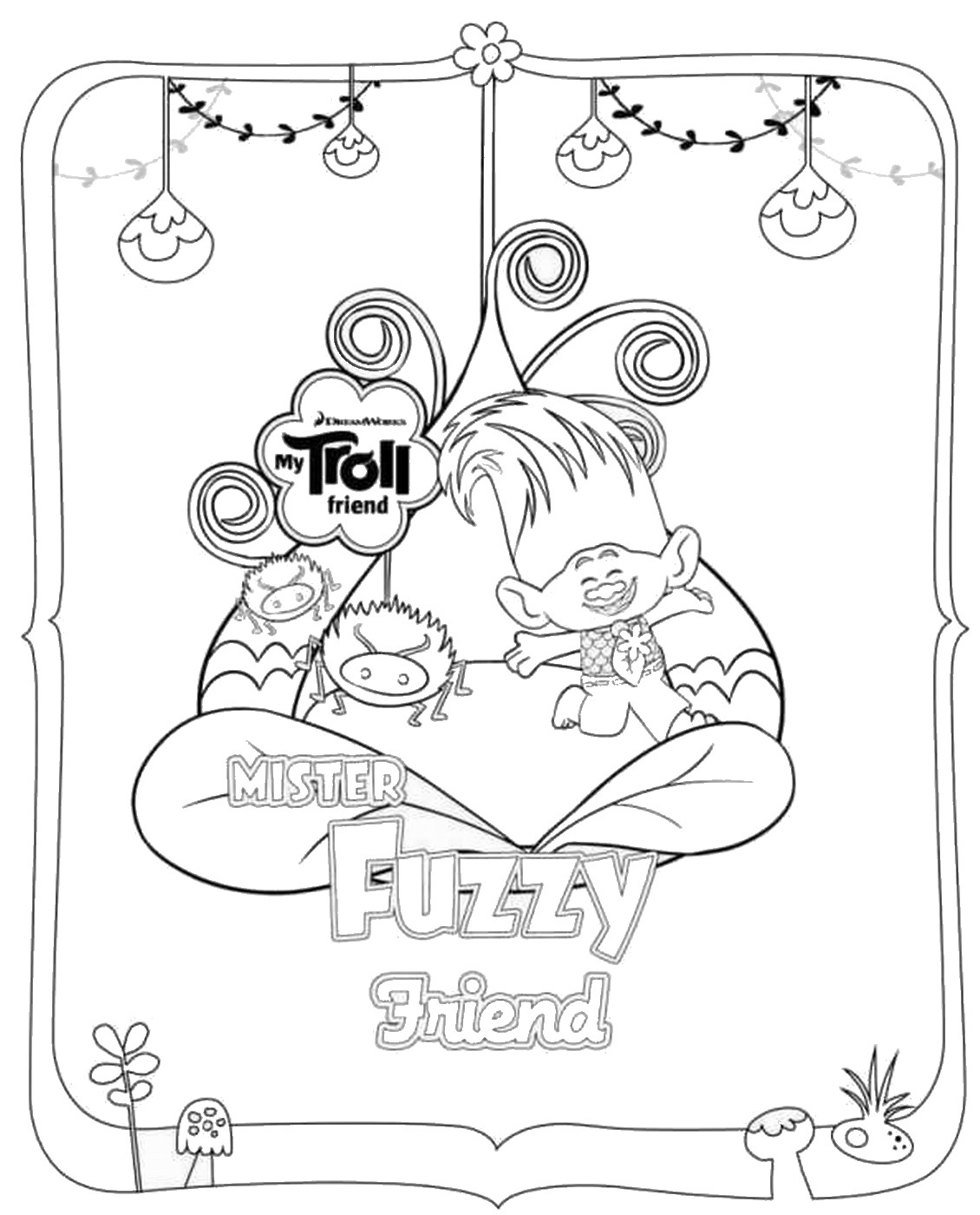 Trolls Movie Coloring Pages Trolls To Download Trolls Kids Coloring Pages