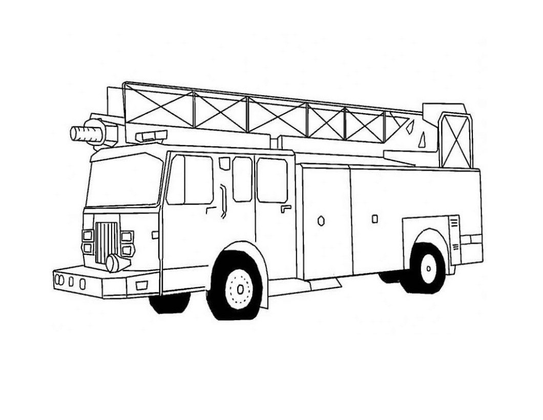 Truck Coloring Pages For Preschoolers Free Printable Fire Truck Coloring Pages For Kids