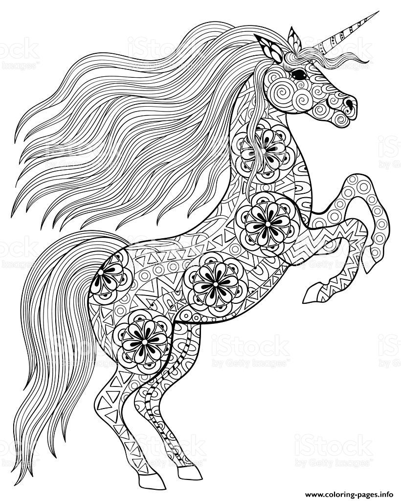 Unicorn Coloring Pages Online Adult Magic Unicorn Coloring Pages Printable