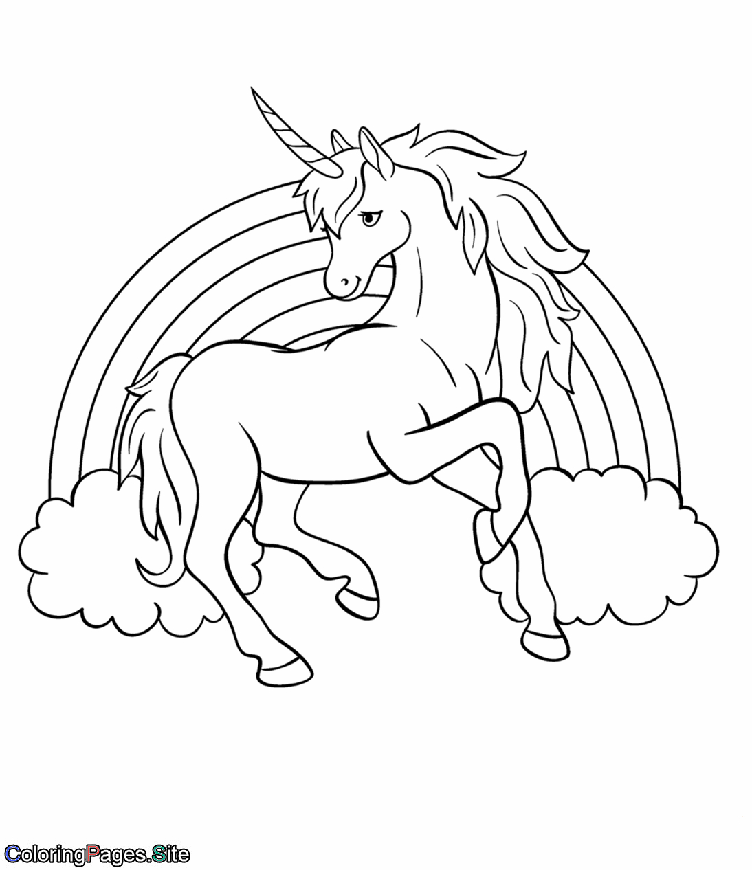 Unicorno Coloring Pages Coloring Pages Unicorn Coloring Pages For Kids Printable Free