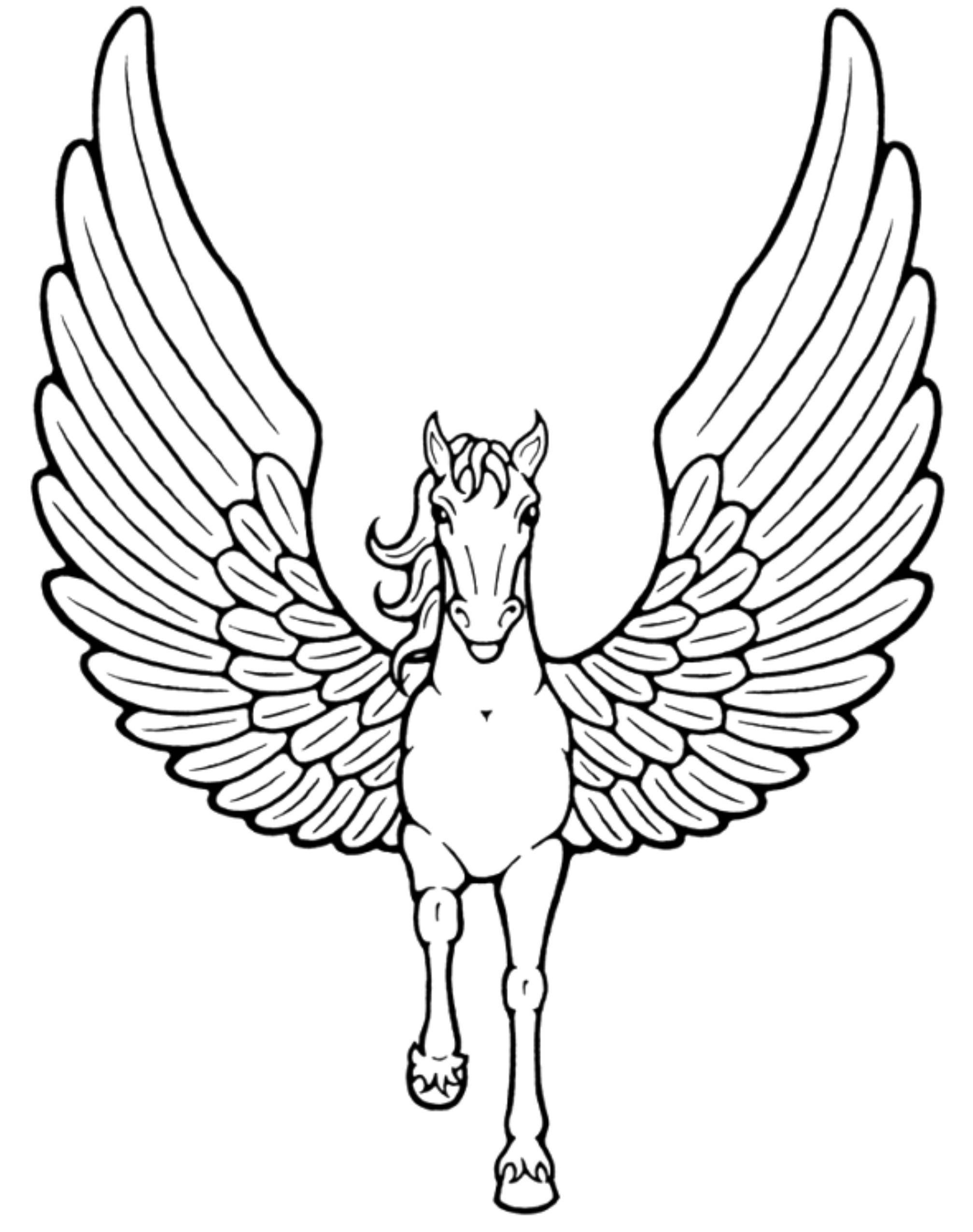 Unicorno Coloring Pages Easy Unicorn Coloring Pages Printable Kids Colouring Pages