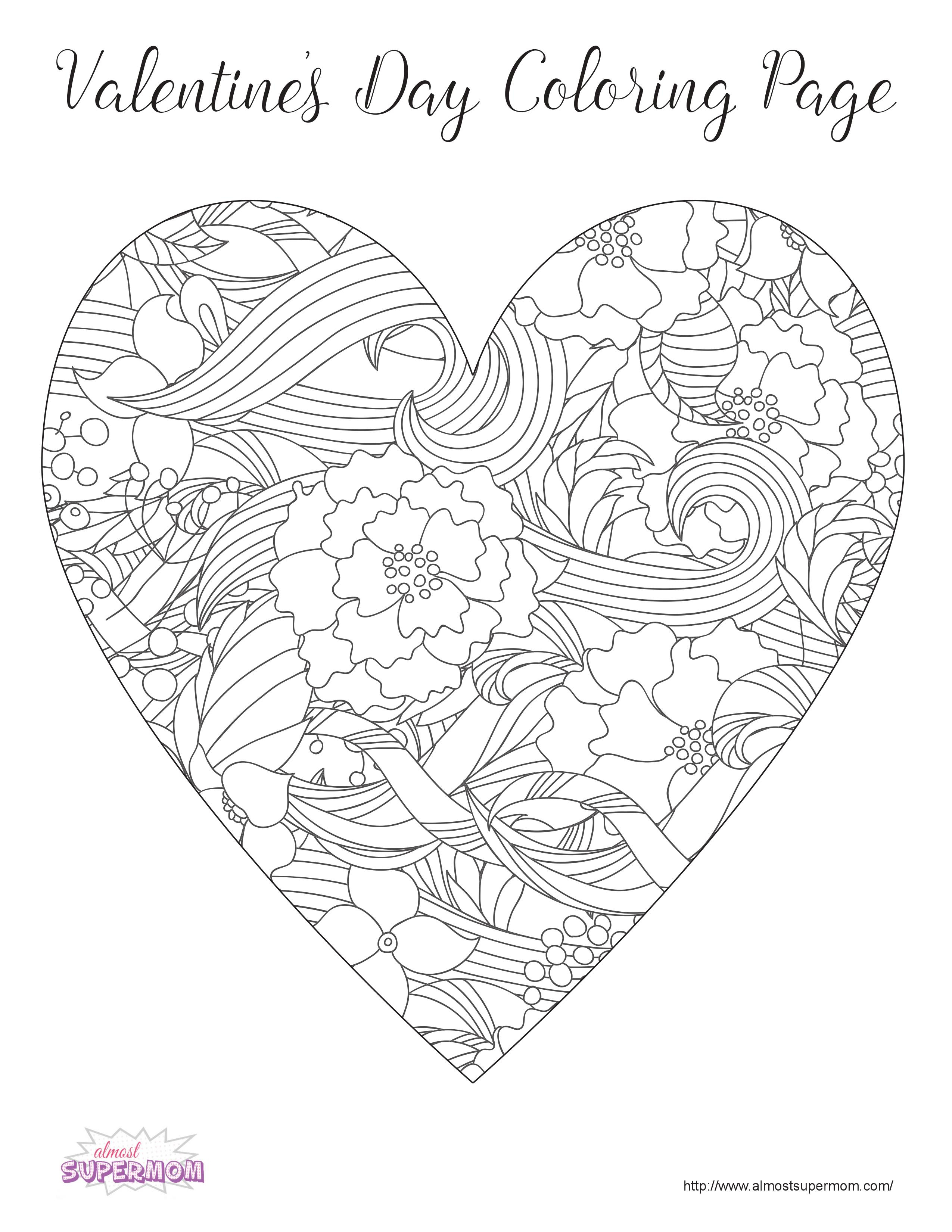 Valentine Coloring Page Coloring Ideas Coloring Pages Of Valentines Day Staggering Ideas
