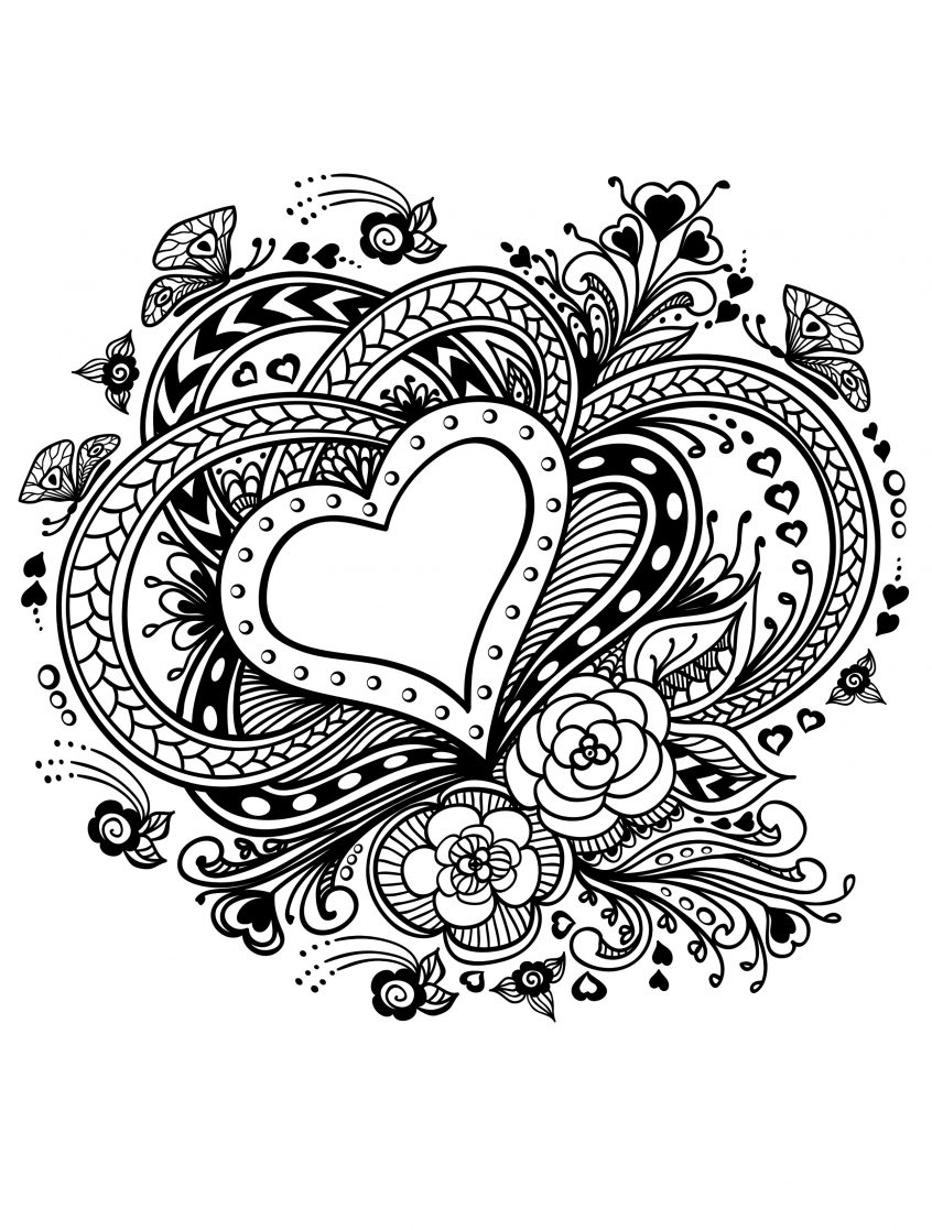 Valentine Coloring Page Coloring Outstanding Easy Valentine Coloring Pages Ideas Beautiful