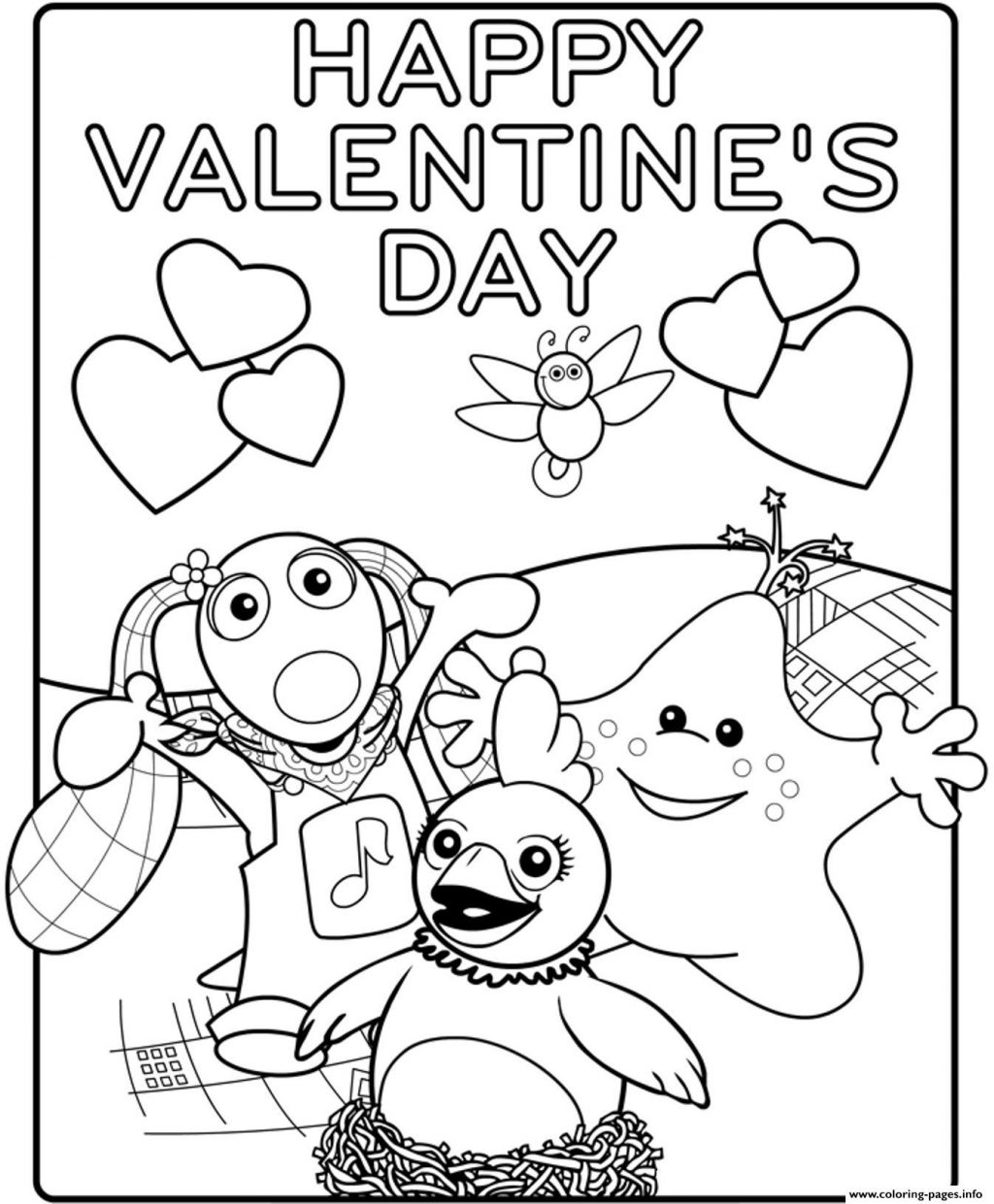 Valentine Coloring Page Coloring Page 1461709648kids Happy Valentines Day S18b3a Coloring