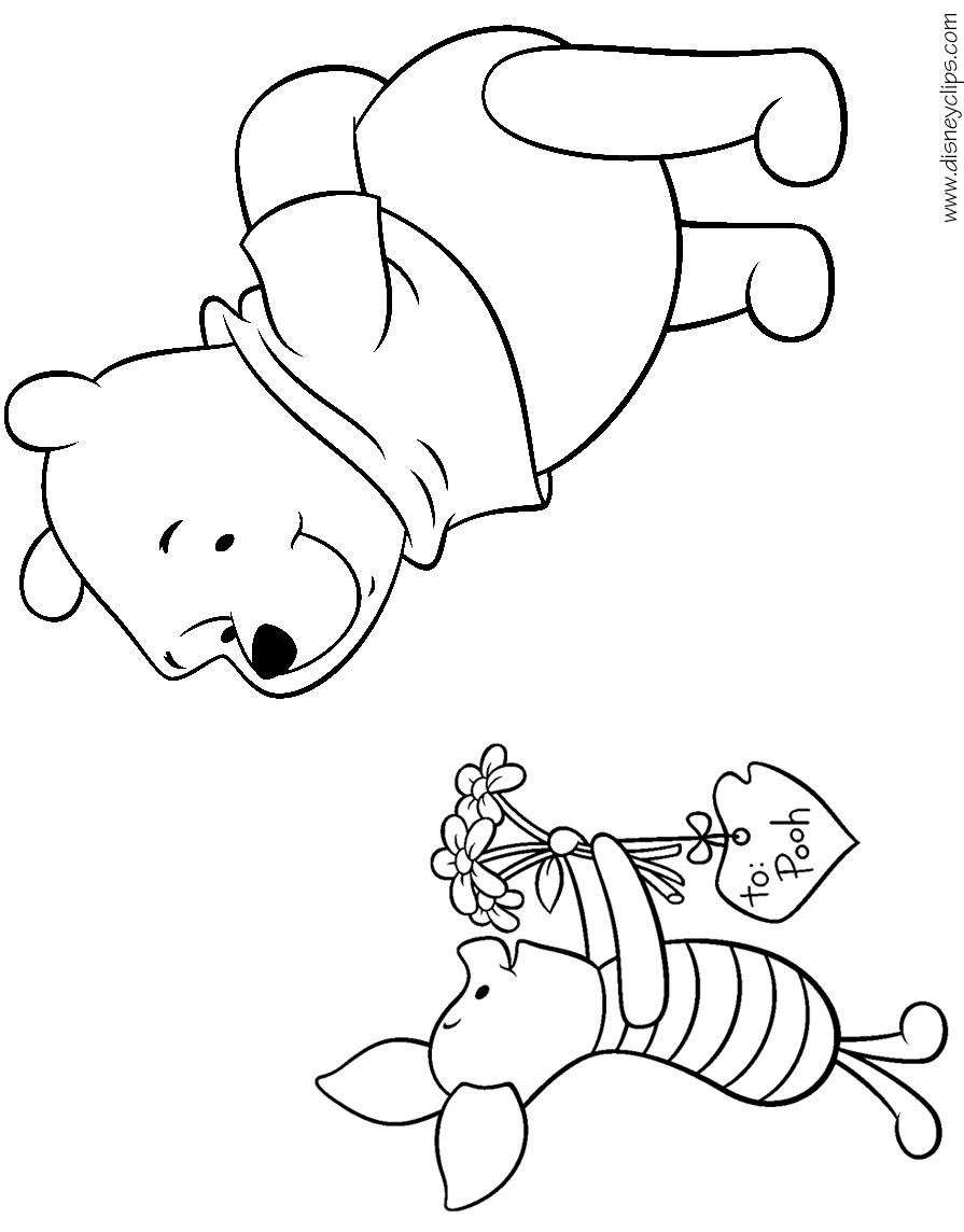 Valentine Coloring Page Disney Valentines Day Coloring Pages Disneyclips
