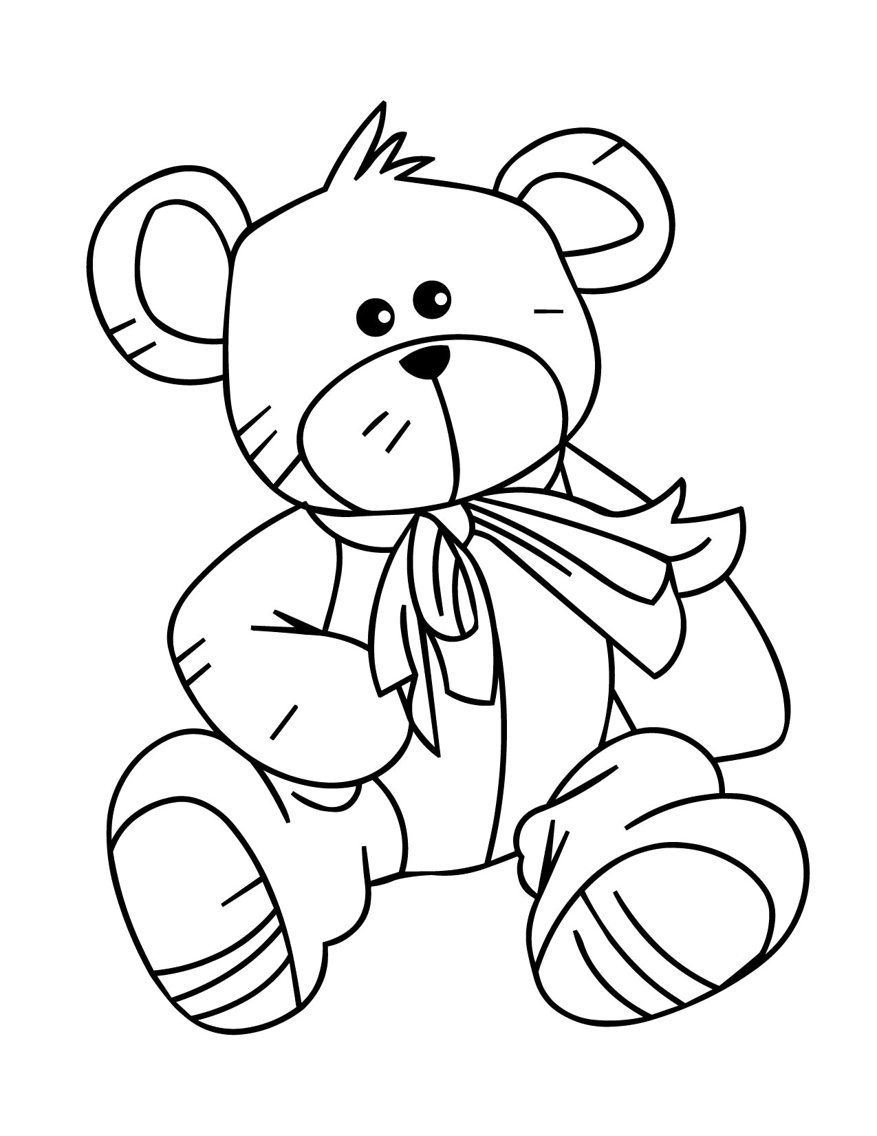 Valentine Teddy Bear Coloring Pages Coloring Teddy Bear Coloring Pages To Print Sheet Elsa Free For