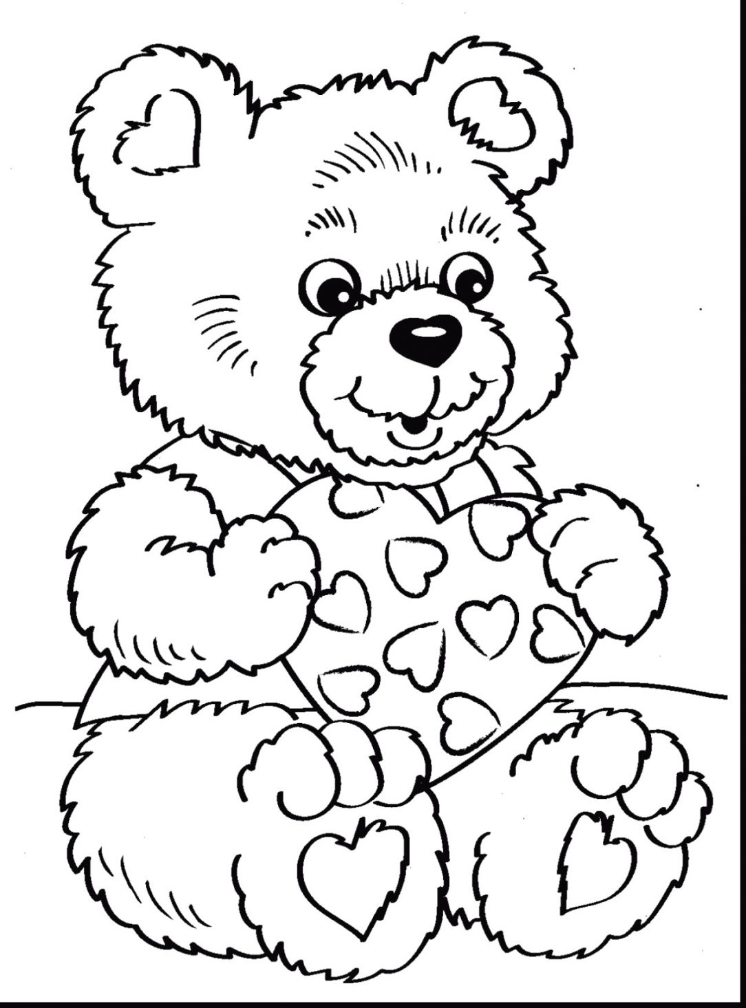 Valentine Teddy Bear Coloring Pages Valentines Coloring Pages Paw Patrol Photo Album Sabadaphnecottage
