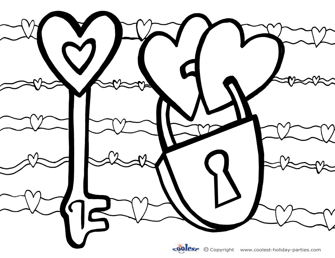 Valentines Day Hearts Coloring Pages Coloring Coloring Valentine Pages Printable Party Simplicity Free