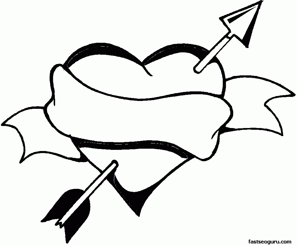Valentines Day Hearts Coloring Pages Valentine Heart Coloring Pages 19 Pictures Colorine 4146