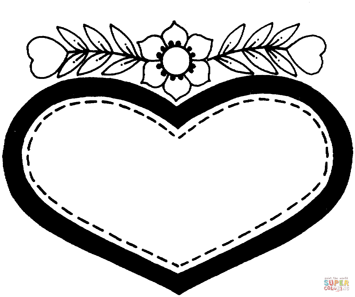 Valentines Day Hearts Coloring Pages Valentines Day Heart Coloring Page Free Printable Coloring Pages