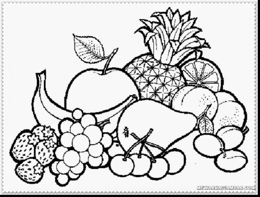 Vegetables Coloring Page Coloring Page Coloring Fruits And Vegetables Page Pages Pictures