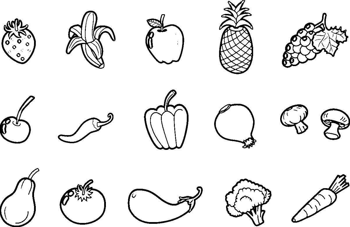 Vegetables Coloring Page Neoteric Design Inspiration Vegetable Colouring Pages Healthy