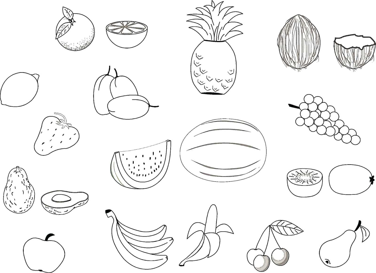 Vegetables Coloring Page Printable Coloring Pages Of Fruits And Vegetables Lagunapaperco