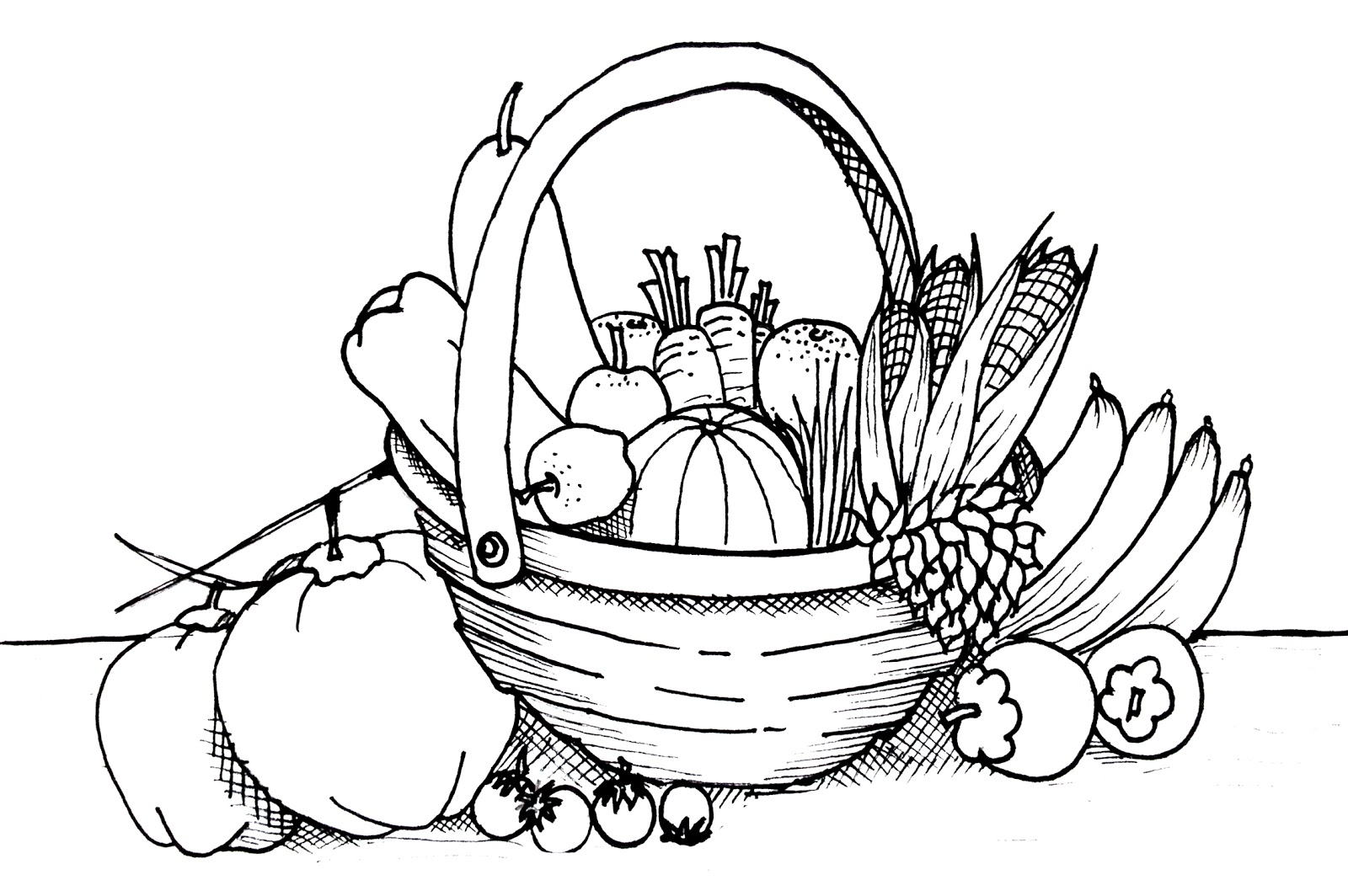 Vegetables Coloring Page Vegetable Coloring Pages Best Coloring Pages For Kids