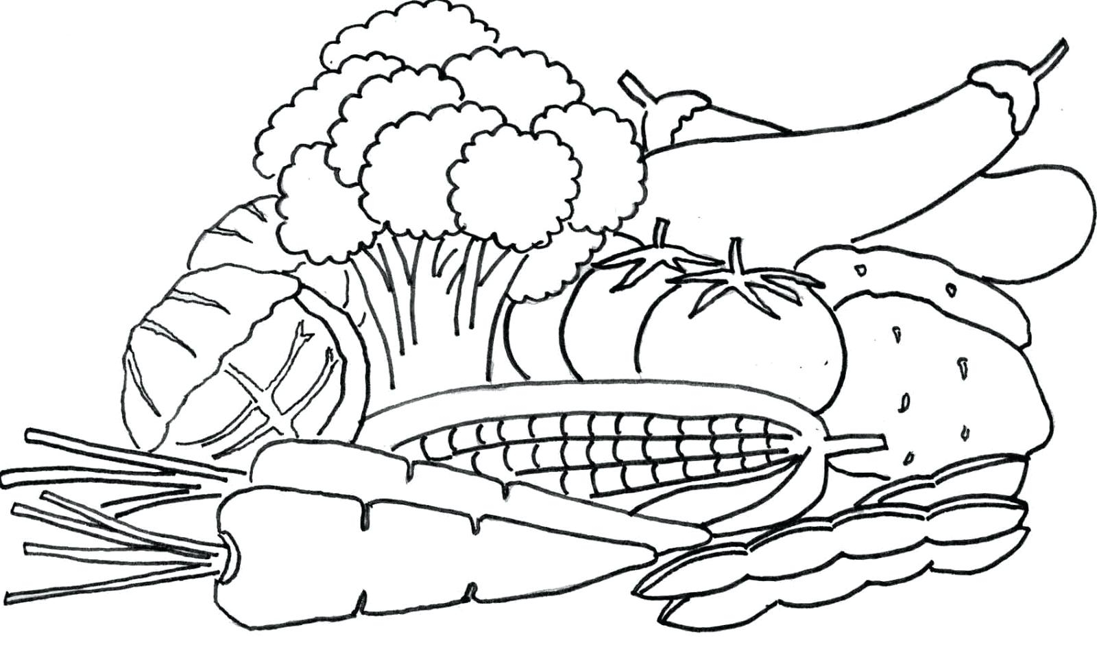 Vegetables Coloring Page Vegetable Coloring Sheets Codeadventuresco