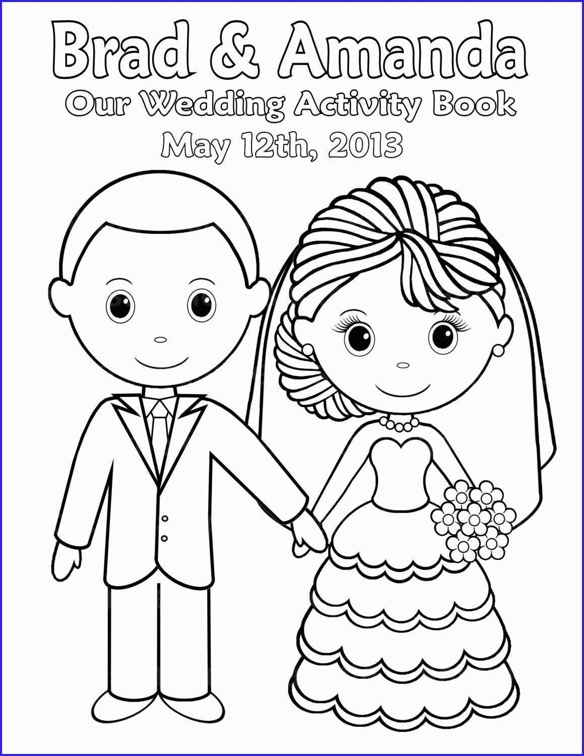 Wedding Activity Coloring Pages Coloring Book Ideas Coloring Pages Weddingok Printable Free Mini