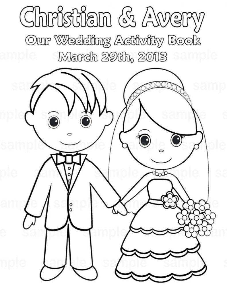 Wedding Activity Coloring Pages Coloring Free Printable Wedding Activity Pages For Kids Coloring