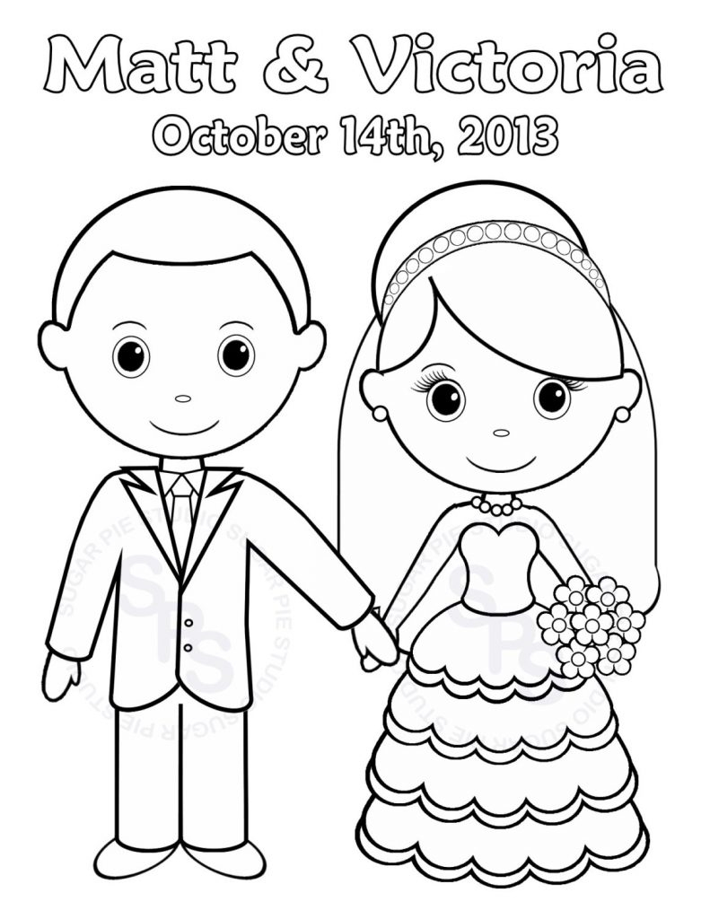 Wedding Activity Coloring Pages Wedding Day Coloring Pages Pathtalk