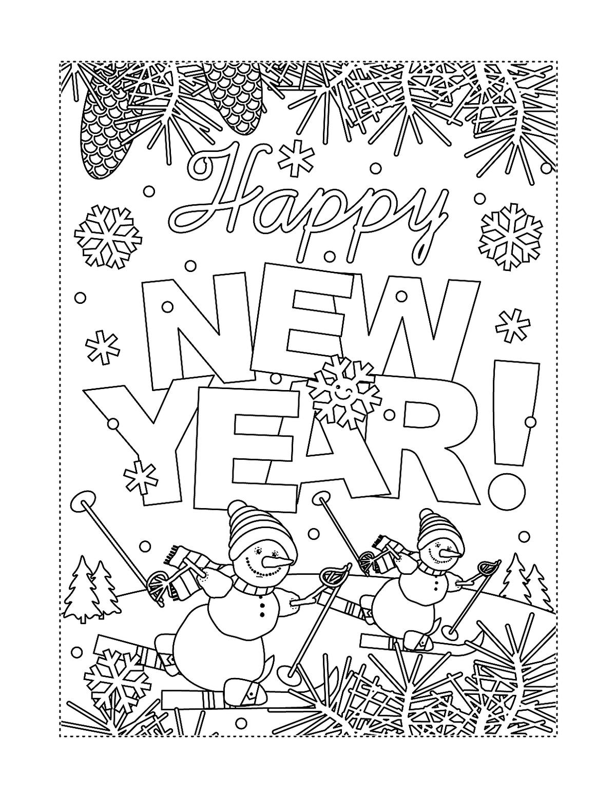 Welcome Coloring Pages New Year January Coloring Pages Printable Fun To Help Kids