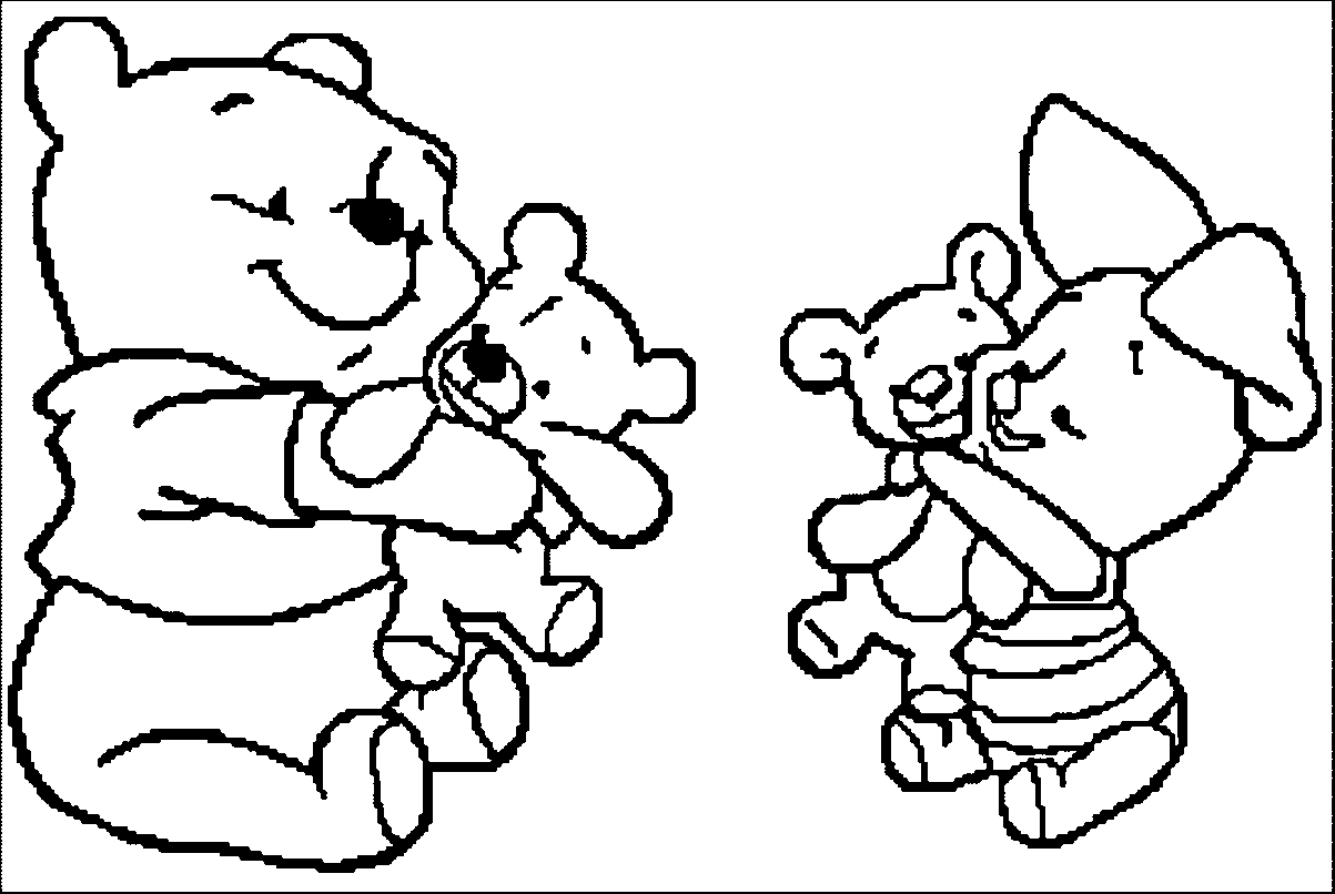 Winnie The Pooh Coloring Pages Online Ba Winnie The Pooh Coloring Pages Free Coloring Pages On