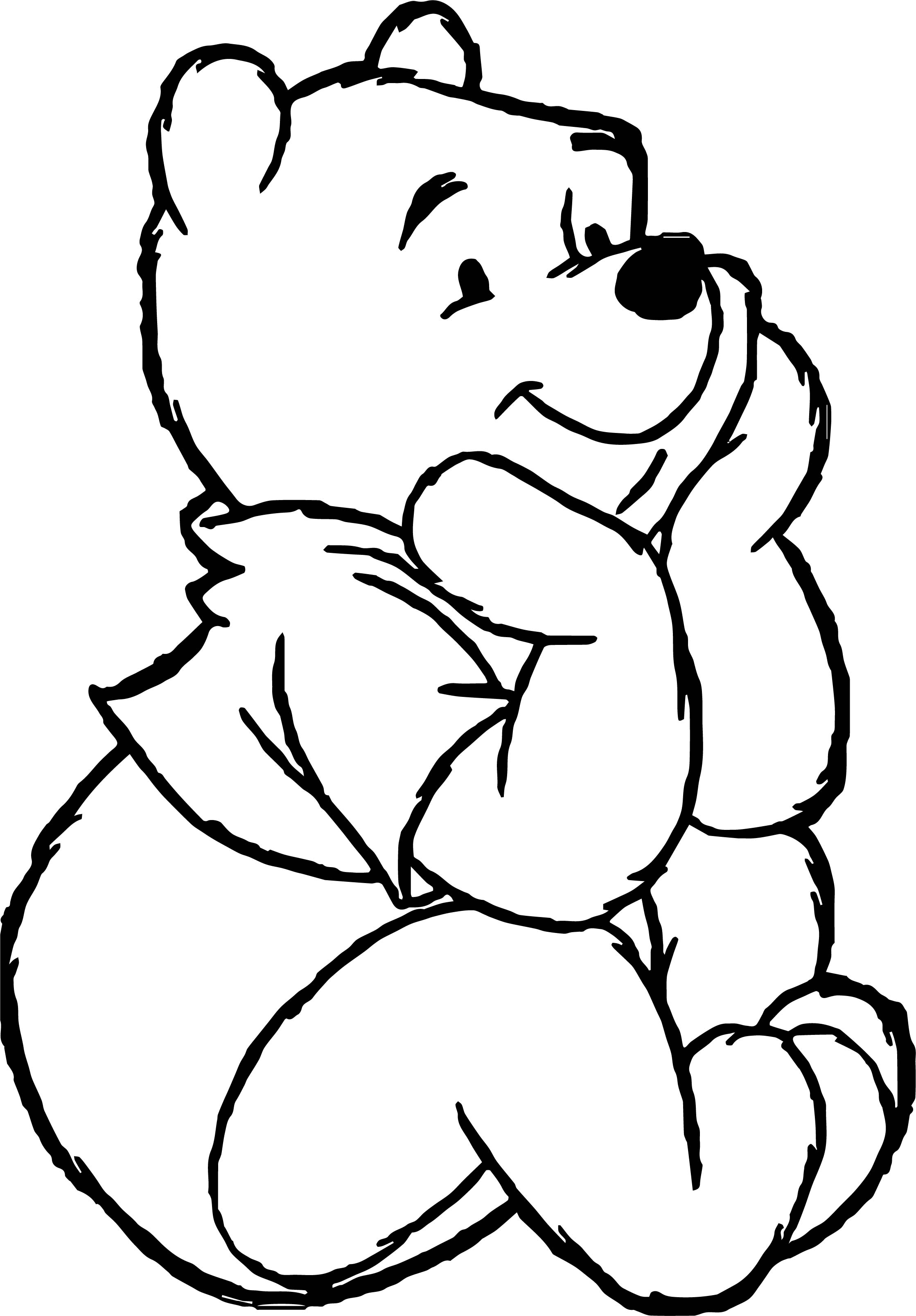 Winnie The Pooh Coloring Pages Online Winnie Pooh Happy Fly Coloring Page The Think Best Free Coloring