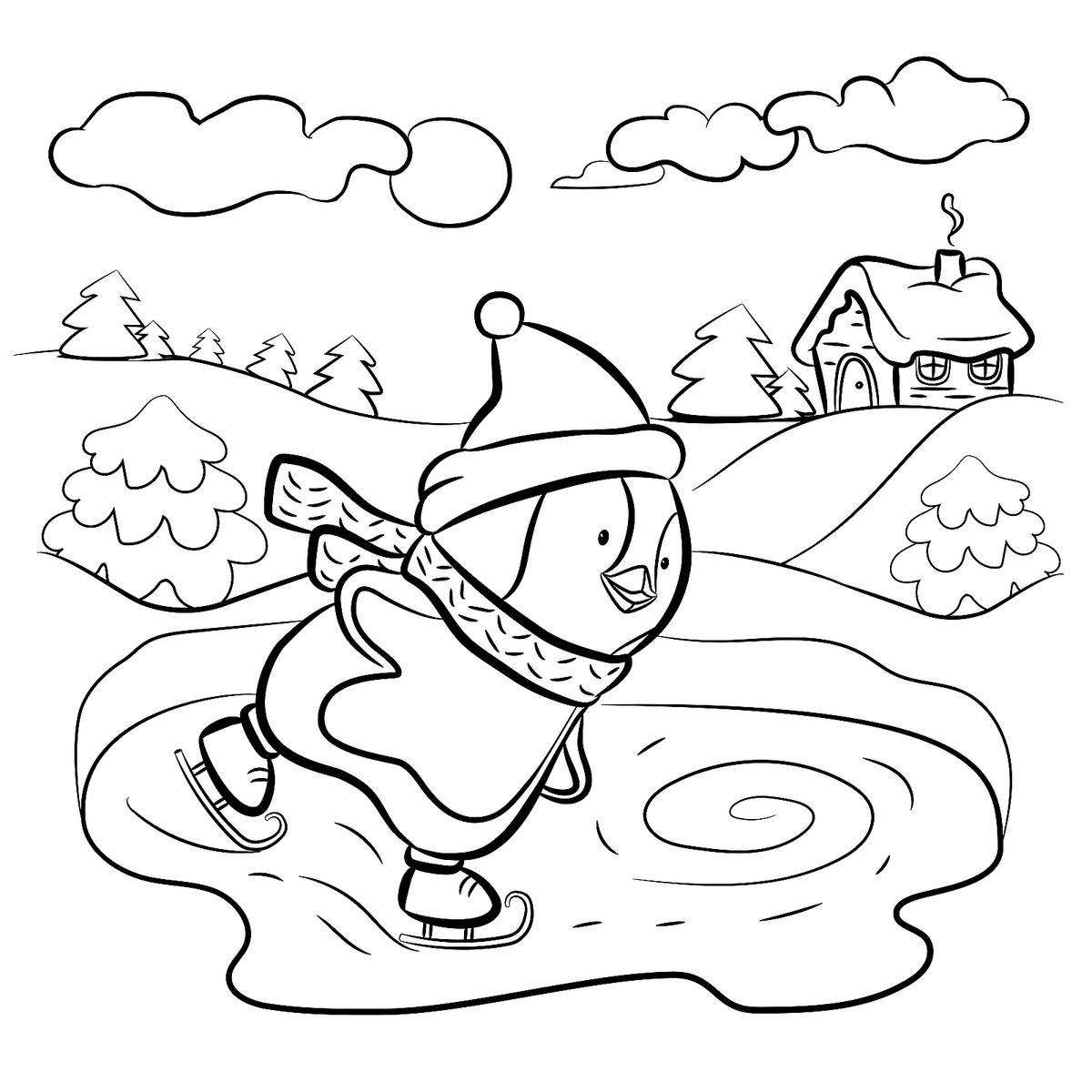 Winter Coloring Pages Printable Collection Winter Coloring Pages Printable Pictures Sabadaphnecottage