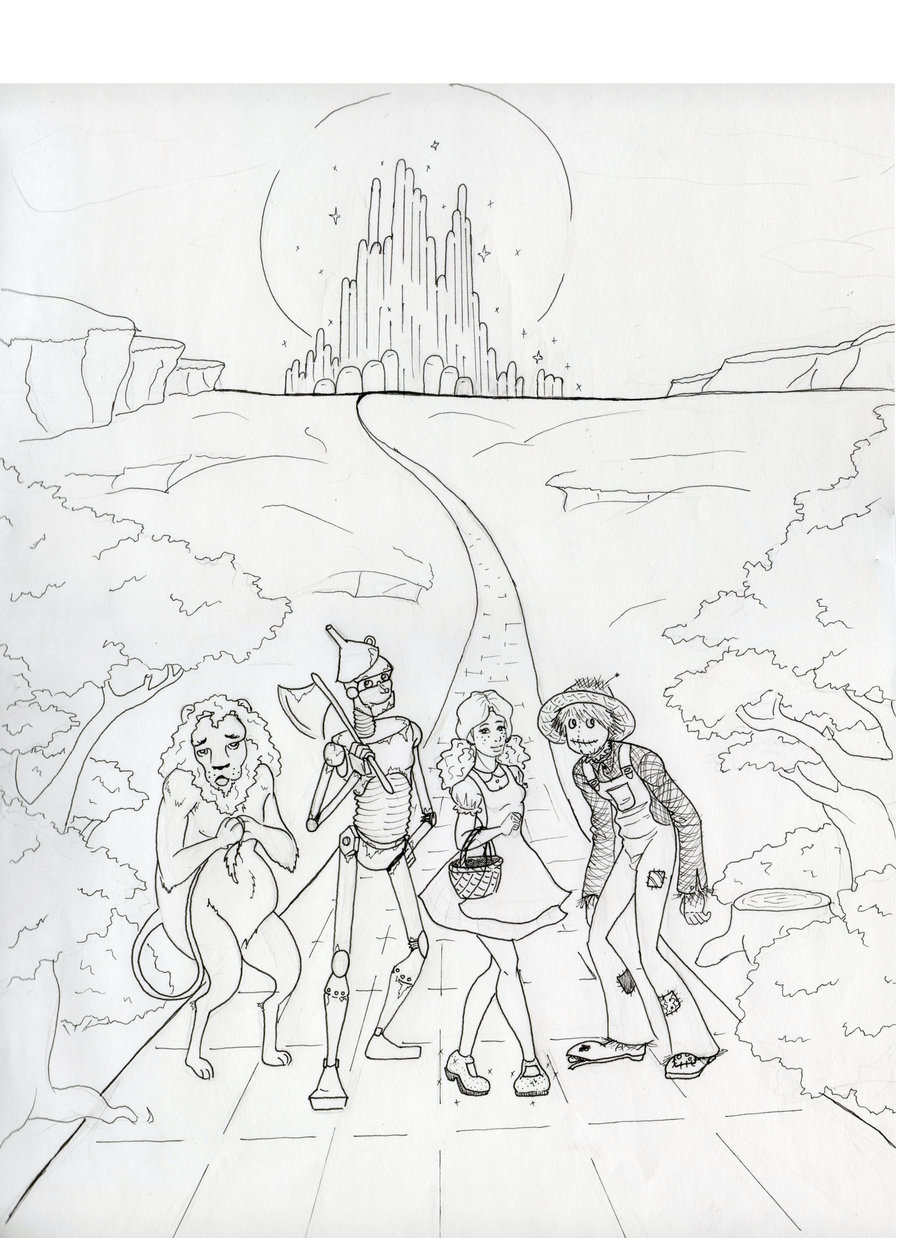 Wizard Of Oz Printable Coloring Pages Printable Wizard Of Oz Coloring Pages Tingameday
