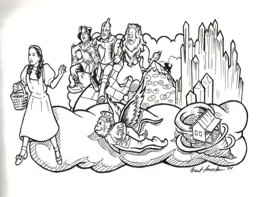 Wizard Of Oz Printable Coloring Pages Wizard Of Oz Coloring Pages Wizard Of Oz Coloring Pages With Wizard